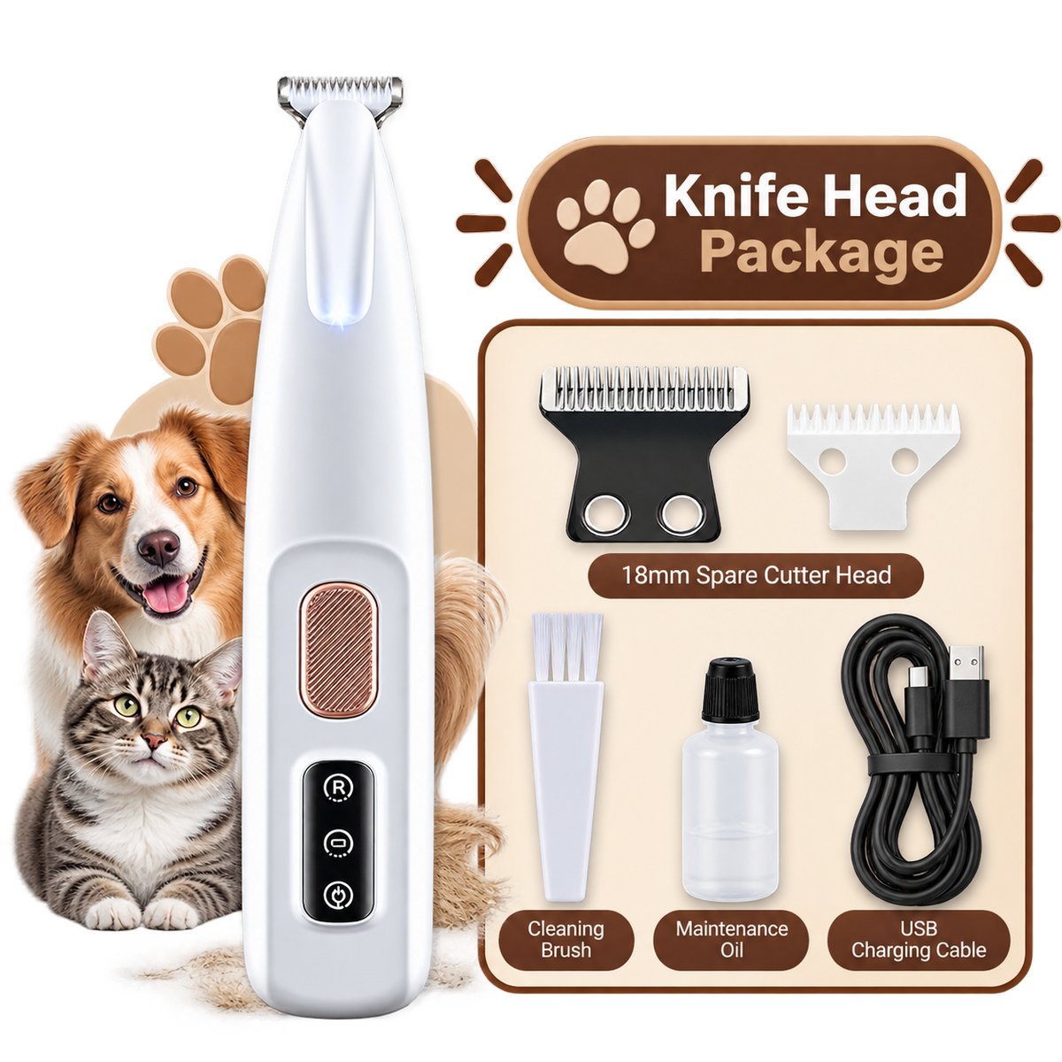 PawClip™  - Paw Trimmer with LED Light